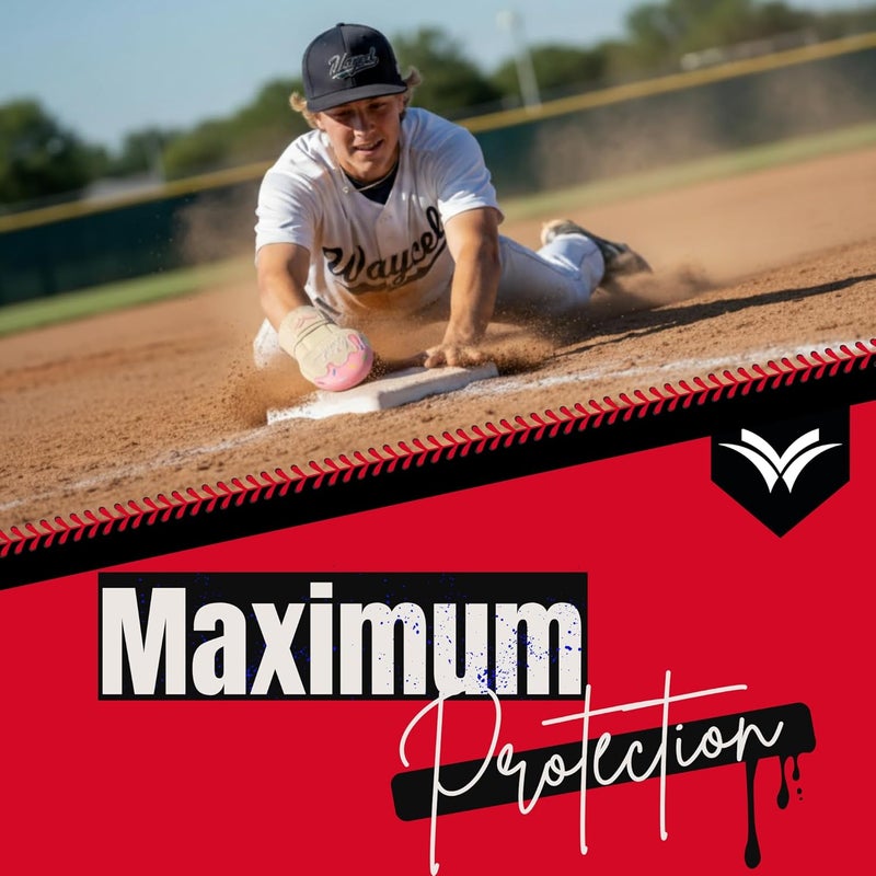 Waycel Sliding Mitts - Baseball Sliding Mitt for Youth - Ice Cream Sliding Mitt Baseball - Softball - Image 3